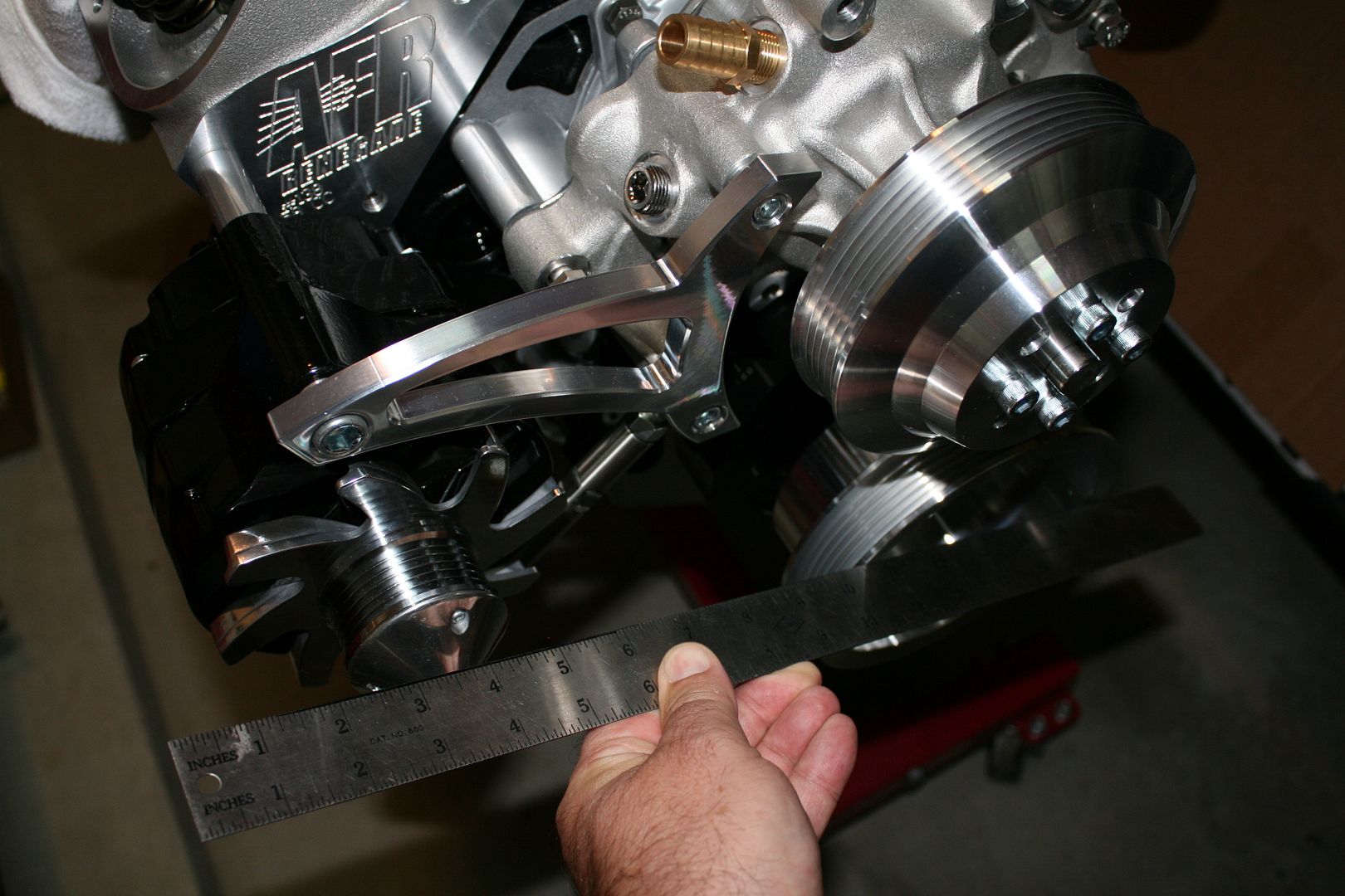 Alternator Bracket and Pulley Alignment Factory Five